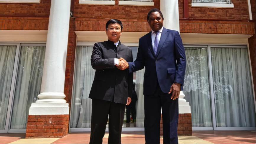 yth游艇会董事长王平卫拜会赞比亚总统 希奇莱马并出席收购Kitumba铜矿股权签约仪式